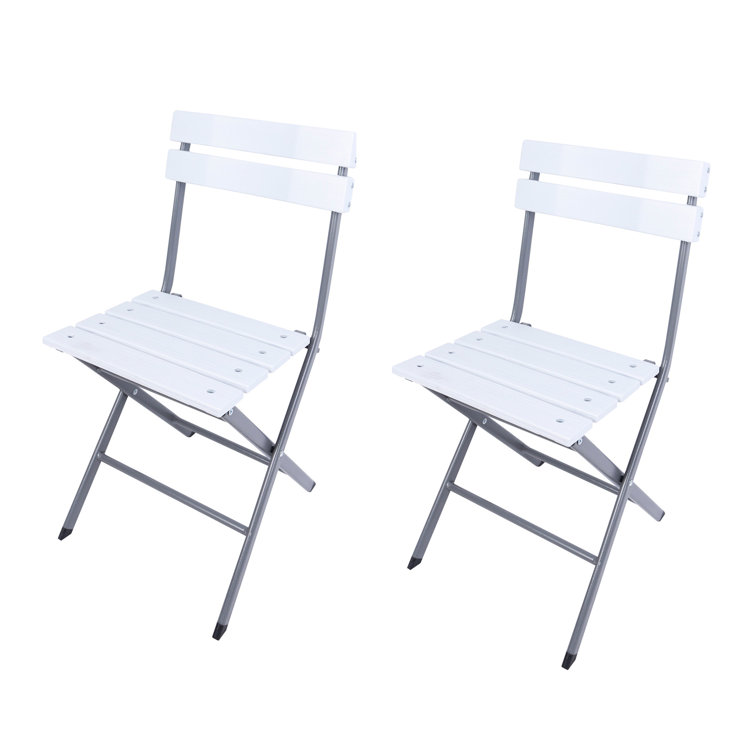 Rebecca Mobili Steel Folding Chair Wayfair.co.uk